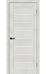 Межкомнатная дверь Браво-22, со стеклом, цвет Bianco Veralinga