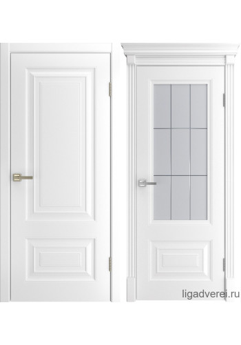 Межкомнатная дверь Largo-2 эмаль белая