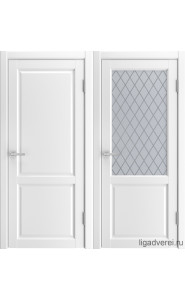 Межкомнатная дверь Silver эмалит белый